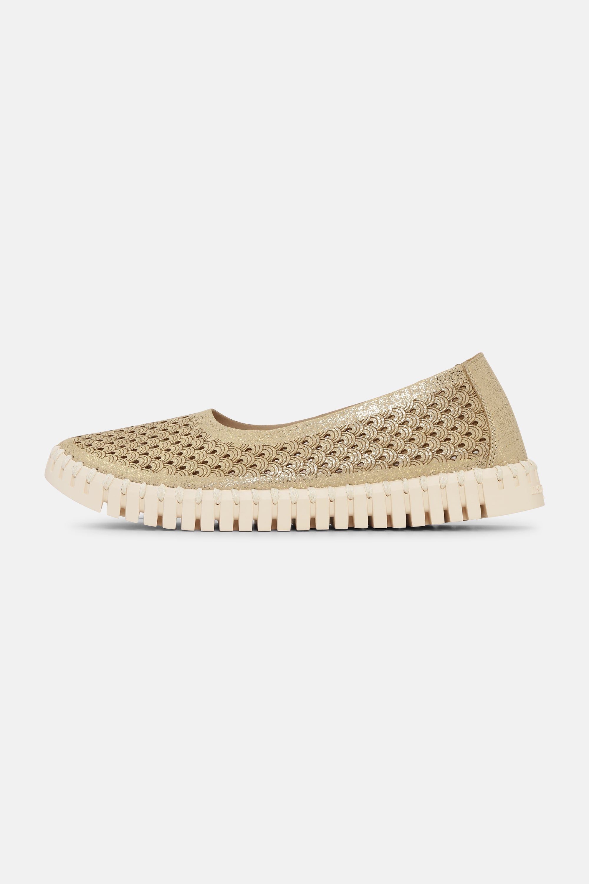 Tulip Chaussures Brillantes - Platin Pearled Ivory